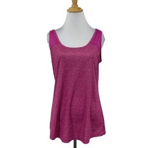 Columbia Top Womens M Medium Dragonfruit Whispering Lakes Omni Shade Cross Tank